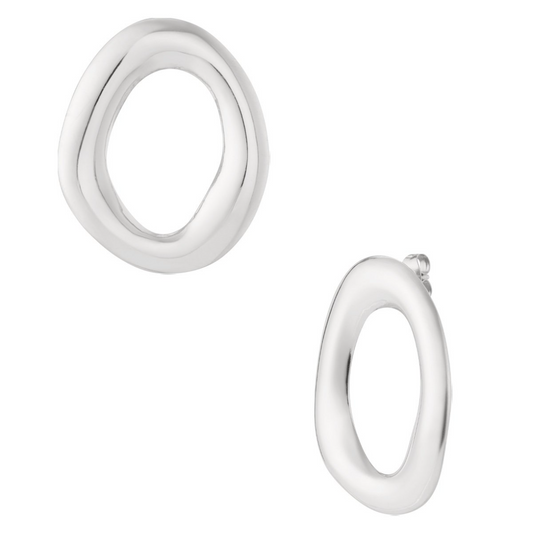 Luna oval earrings
