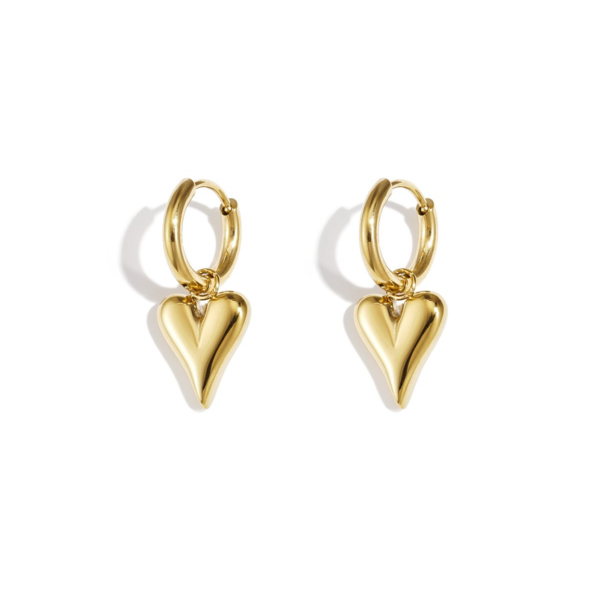 Mini heart earrings