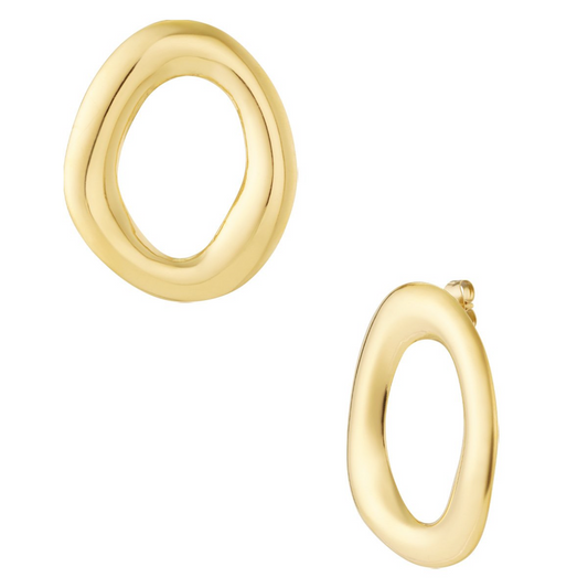 Luna oval earrings
