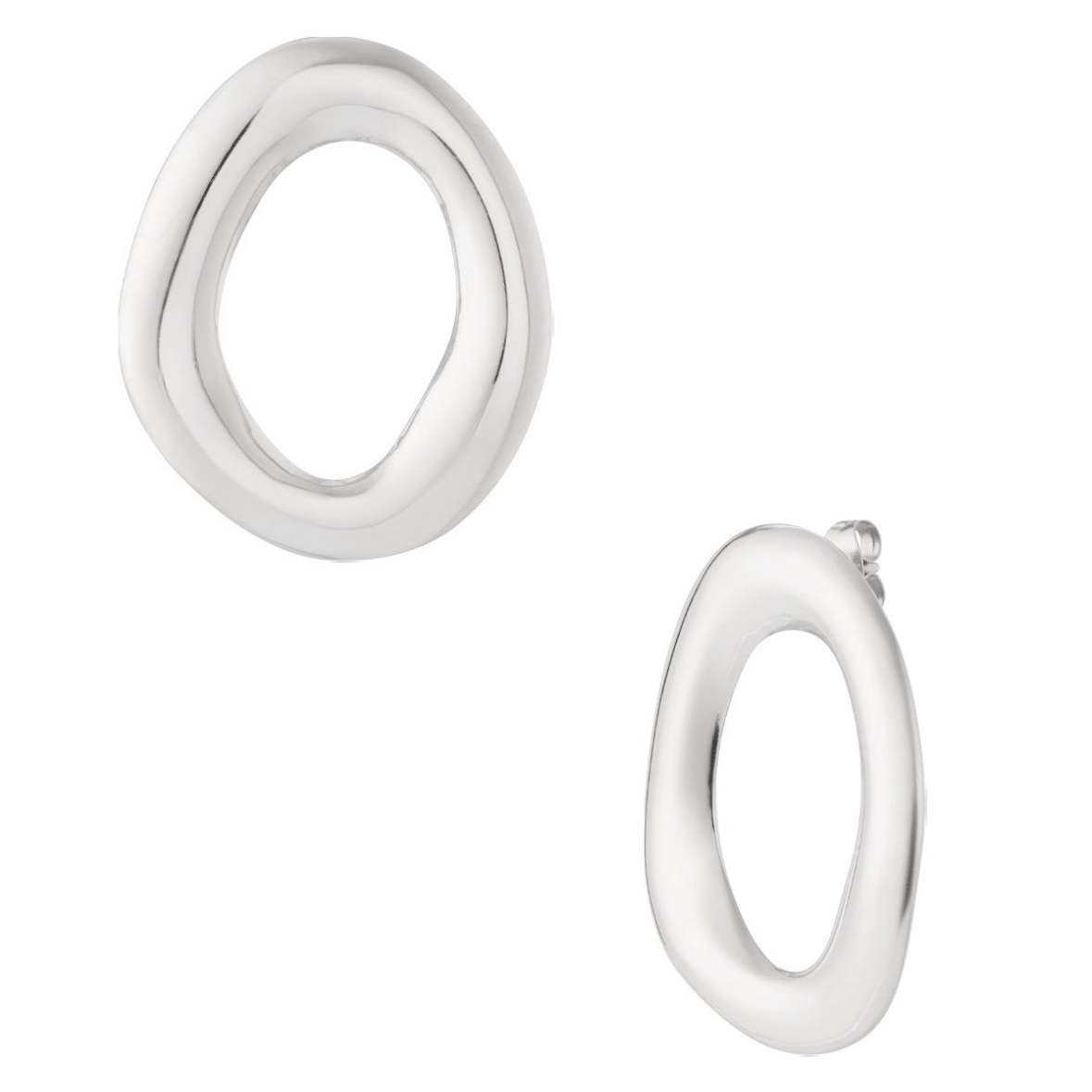 Luna oval earrings