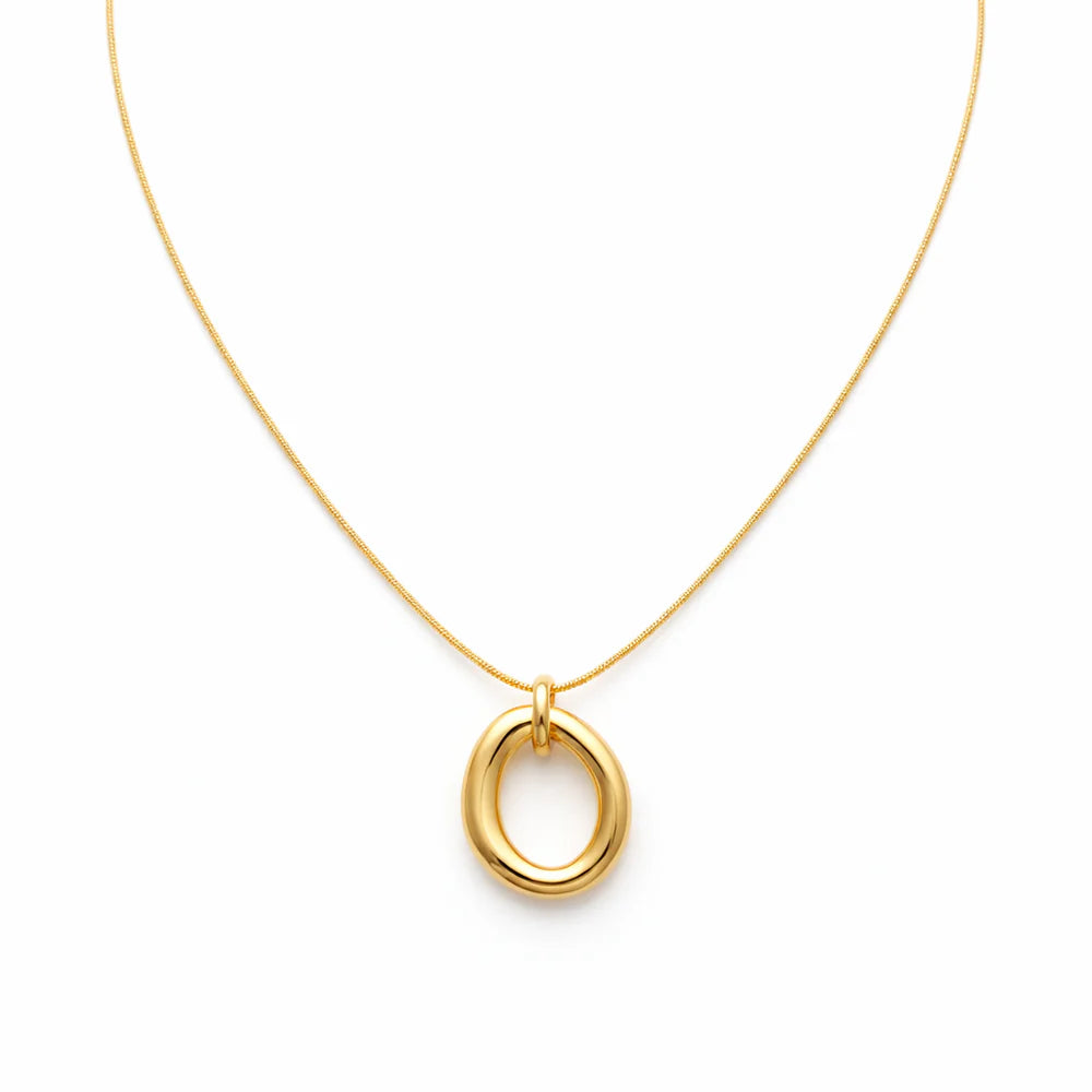 Luna oval ketting