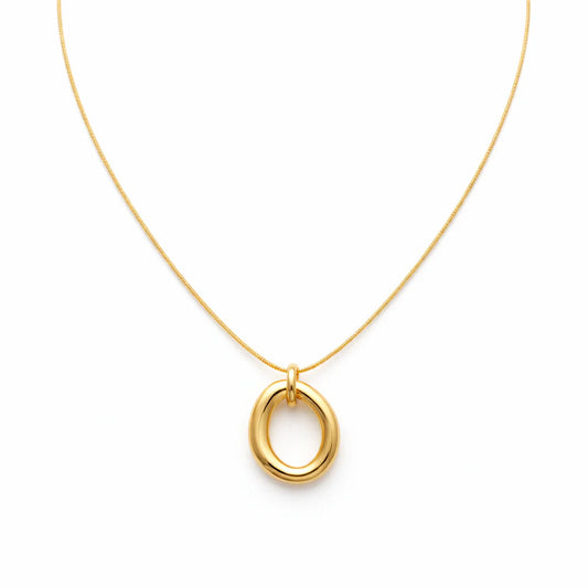 Luna oval ketting
